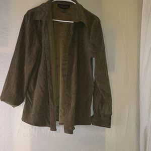 Light weight olive green jacket  brand is View si,e is 0